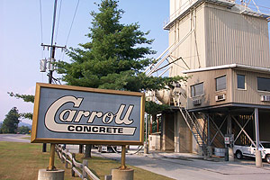 carroll-concrete-sign